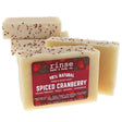 handmade natural bar soap in Spiced Cranberry by Rinse Bath & Body
