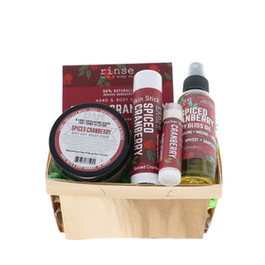 Rinse Spiced Cranberry Travel Holiday Bundle - handmade natural product
