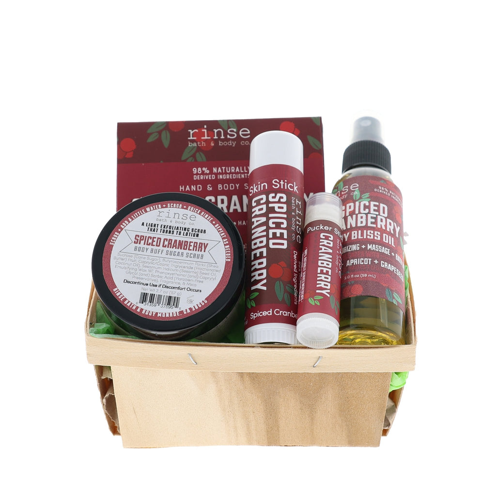 Spiced Cranberry Travel Holiday Bundle - Rinse Bath & Body