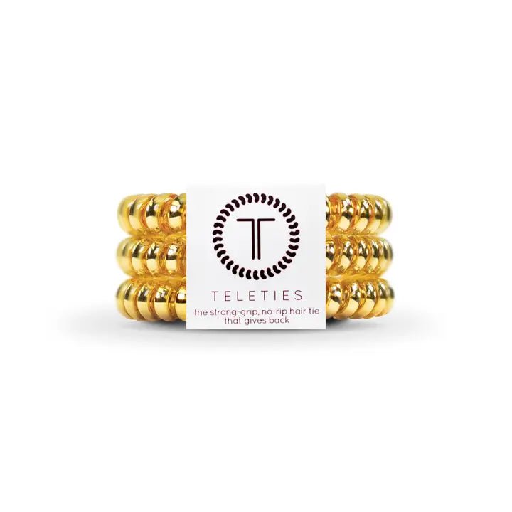 Spiral Hair Coils | Small | Sunset Gold Hair Ties - Rinse Bath & Body
