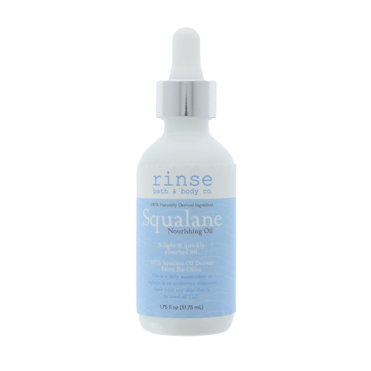 Natural natural facial oil serum | Squalane | Rinse Bath & Body Co.