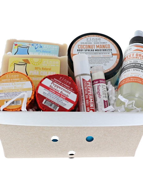 Rinse Staycation natural bath and body gift set - curated gift collection