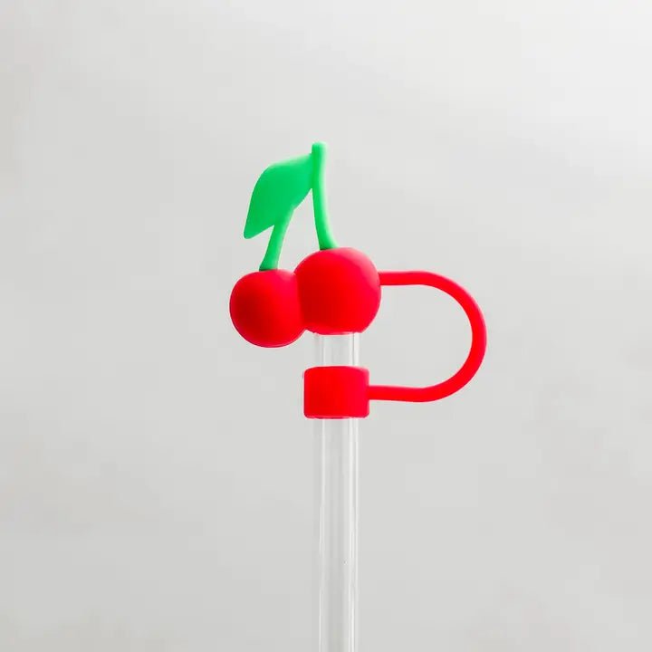 Straw Cover 10mm Cherries - Rinse Bath & Body