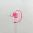Rinse Straw Cover 10mm Pink Hat - handmade natural product