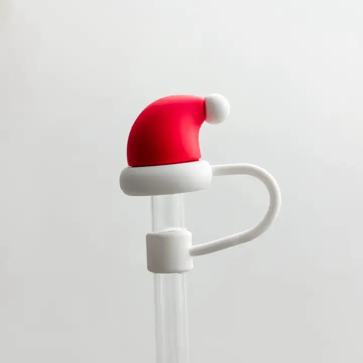 Straw Cover 10mm "Santa Hat" - Rinse Bath & Body