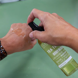 Rinse Tester - Body Bliss Oil - handmade natural product - texture close-up