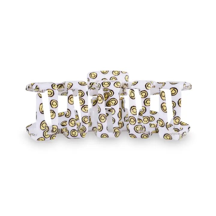 Teleties Medium Classic Hair Clip - Miles of Smiles - Hair Accessories - alternate angle