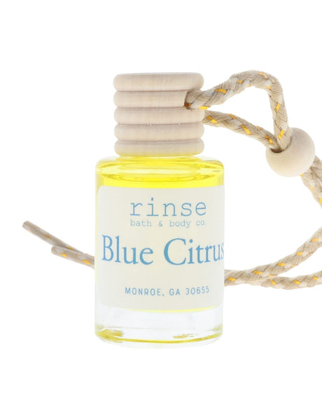 natural car air freshener in Blue Citrus by Rinse Bath & Body