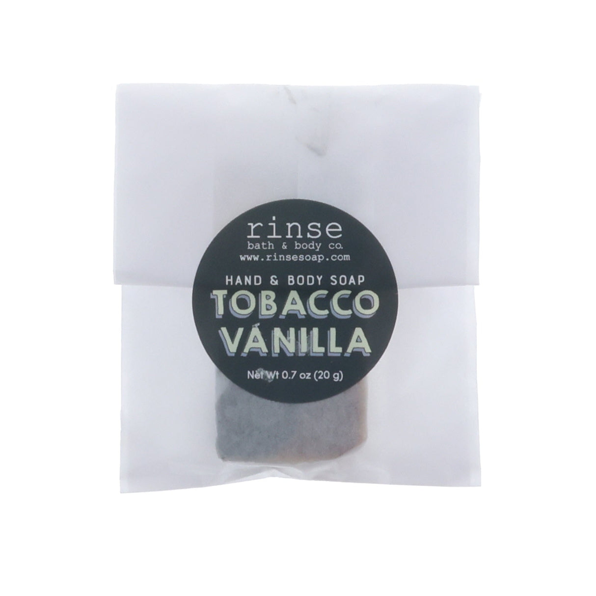 Tobacco Vanilla natural bath & body product from Rinse - family-made since 2003