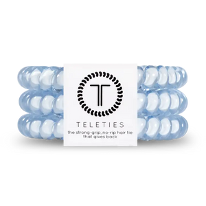 Teleties | Small | Washed Denim Hair Ties
