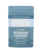 Spearmint Lavender natural bath soak from Rinse - therapeutic bath salts