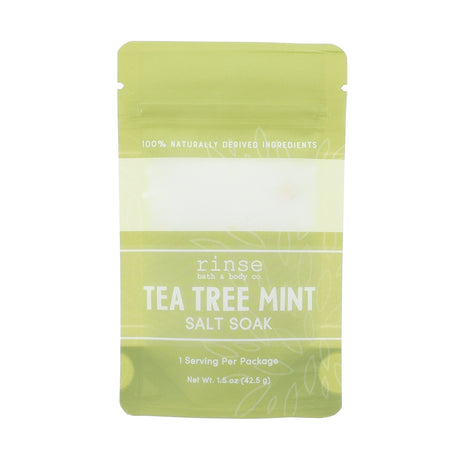 Natural natural bath soak | Tea Tree Mint | Rinse Bath & Body Co.