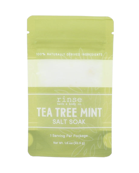 Natural natural bath soak | Tea Tree Mint | Rinse Bath & Body Co.