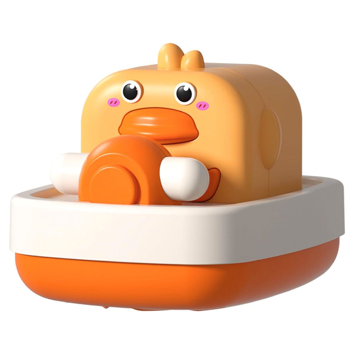 Wind Up Duck In Boat Bath Toy