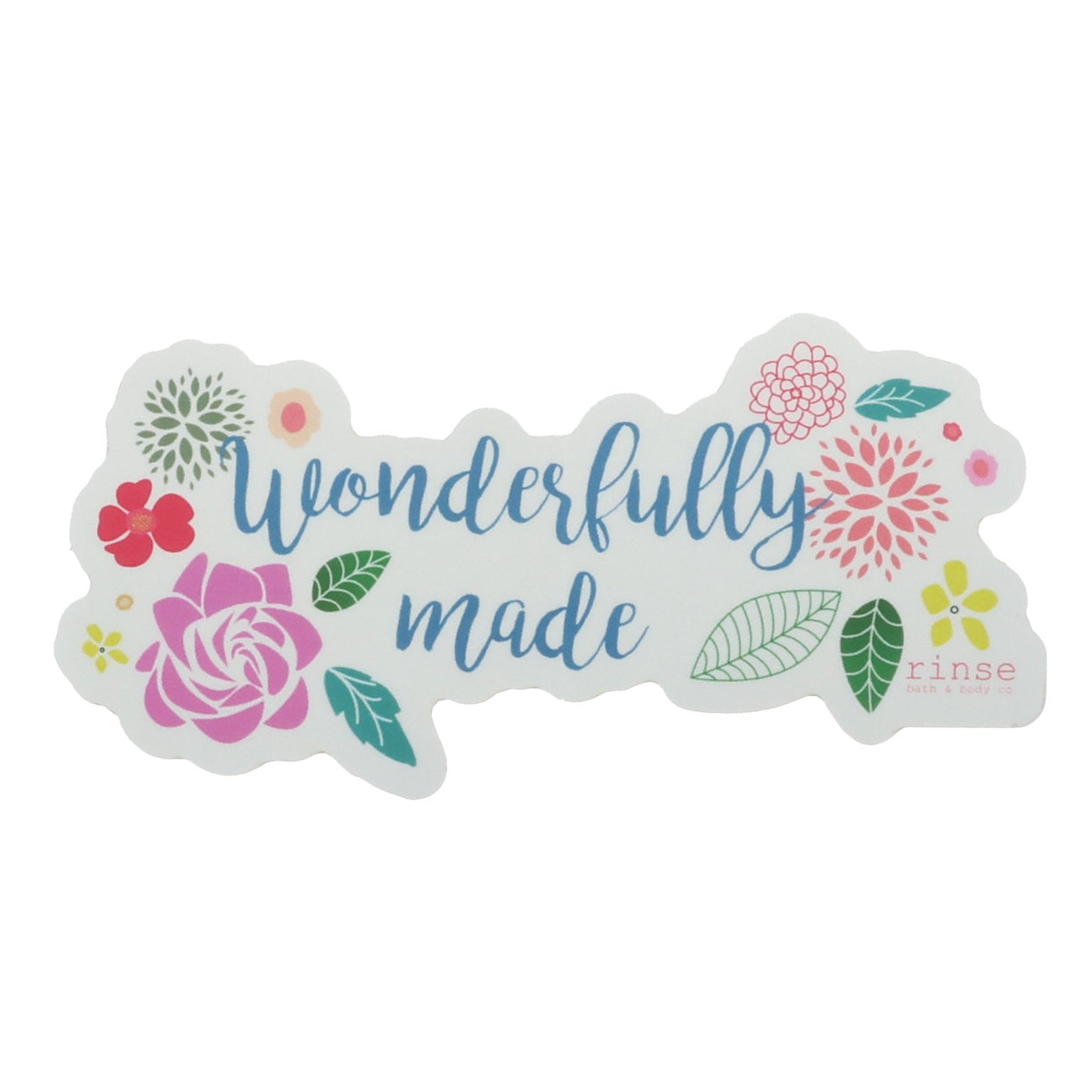 Rinse Wonderfully Made Sticker - handmade with care