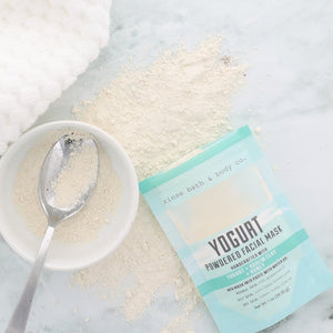 Natural natural face mask | Yogurt | Rinse Bath & Body Co. - detail view