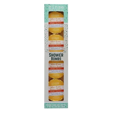 4 Pack Shower Bomb Box - Aller-Ease - Rinse Bath & Body