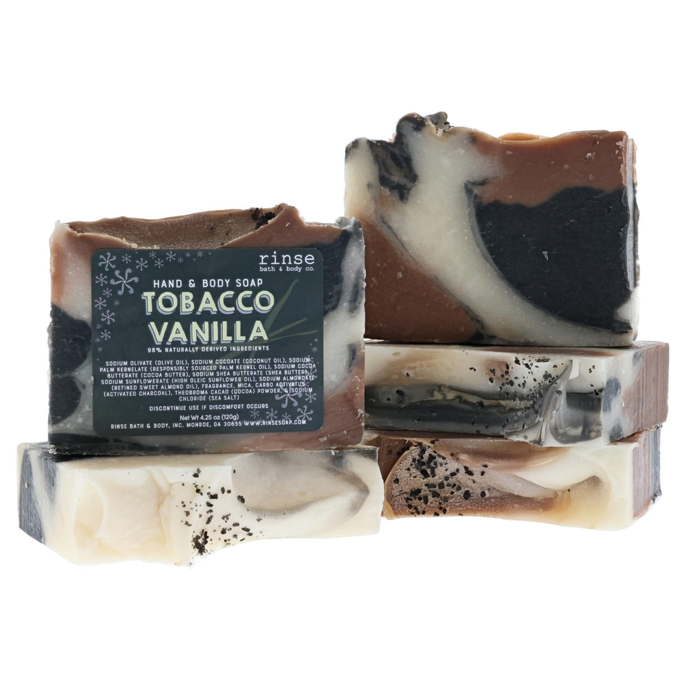 Natural handmade natural bar soap | Tobacco Vanilla | Rinse Bath & Body Co.