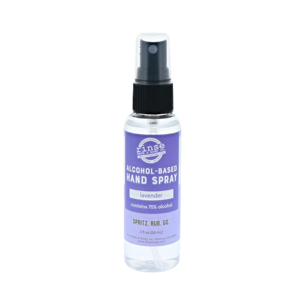 Alcohol-Based Hand Spray - Lavender - Rinse Bath & Body