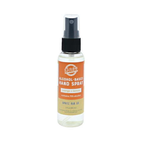 Alcohol-Based Hand Spray - Orange & Lemon - Rinse Bath & Body