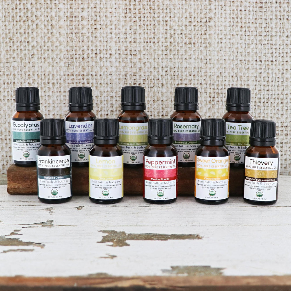 Natural pure essential oil | Certified Organic | Rinse Bath & Body Co. - lifestyle shot