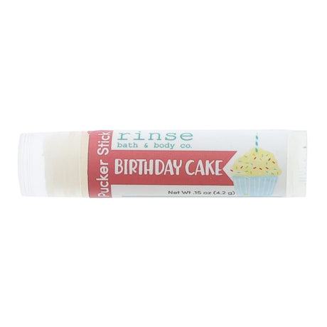 Handmade Birthday Cake natural lip balm - naturally derived