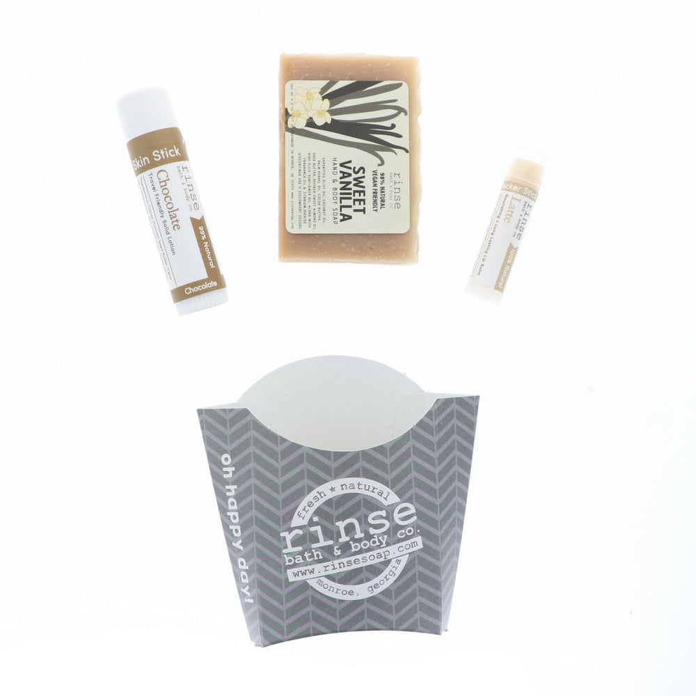 Handmade Build Your Own natural bath and body gift set - naturally derived - alternate angle