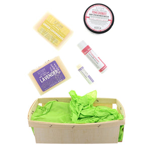 Nourish natural bath and body gift set from Rinse - ready to gift - alternate angle
