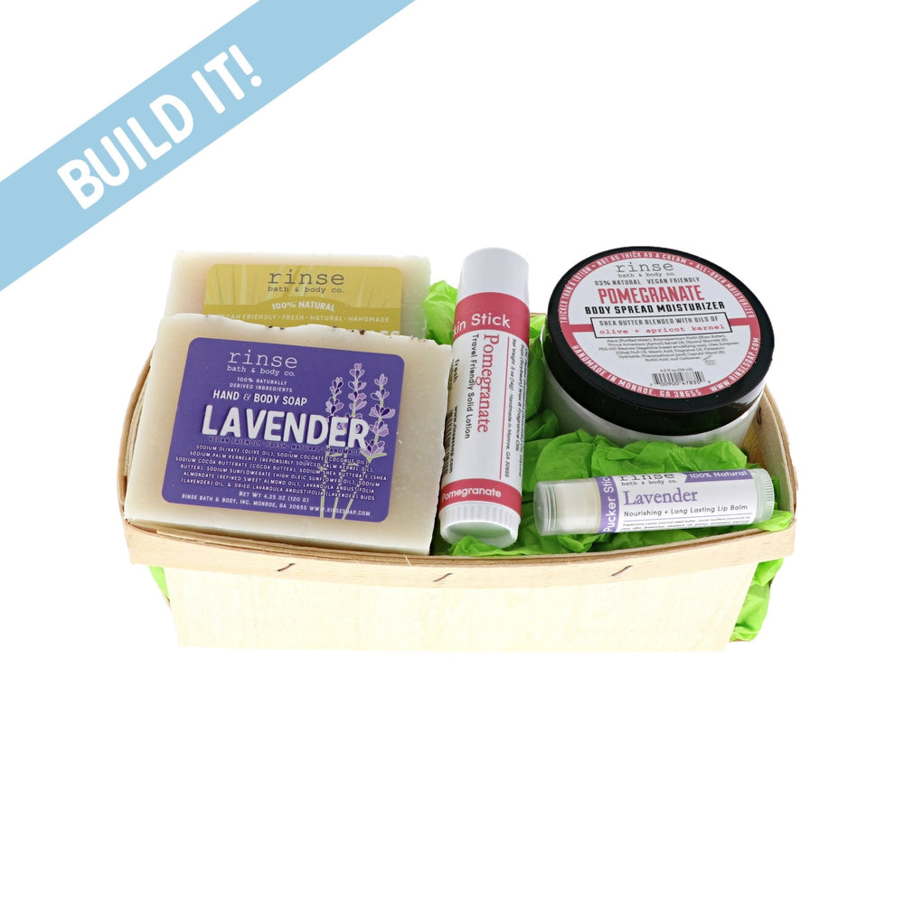 Handmade Nourish natural bath and body gift set - naturally derived