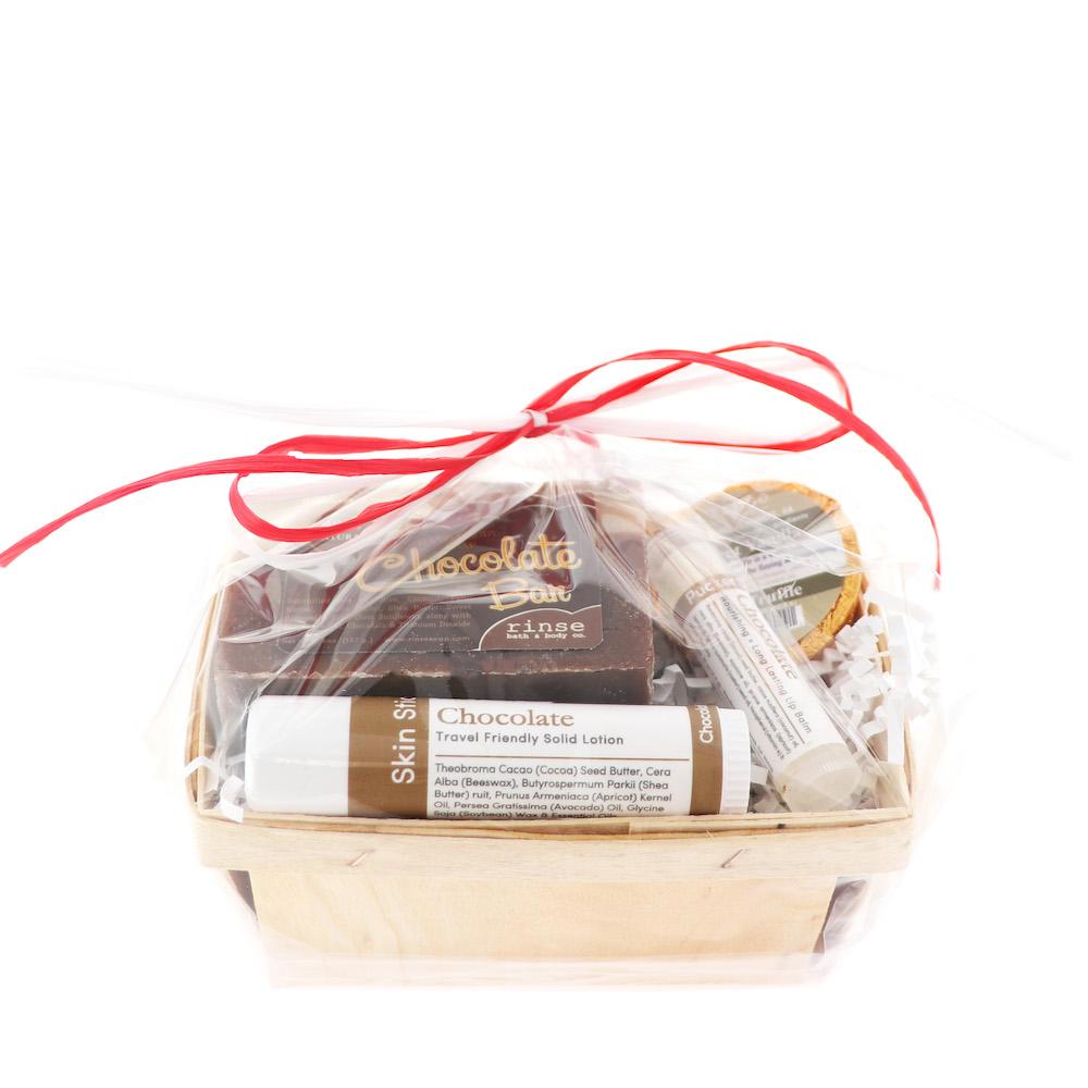 Natural natural bath and body gift set | Chocolate | Rinse Bath & Body Co.