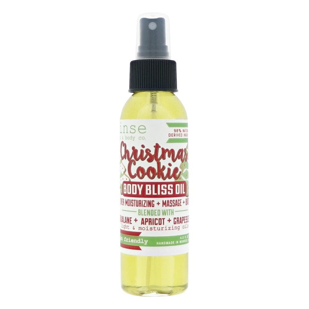 Christmas Cookie natural body oil from Rinse - essential oil infused