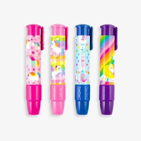 Clickit Eraser - Unicorn Assorted - Accessories - back label