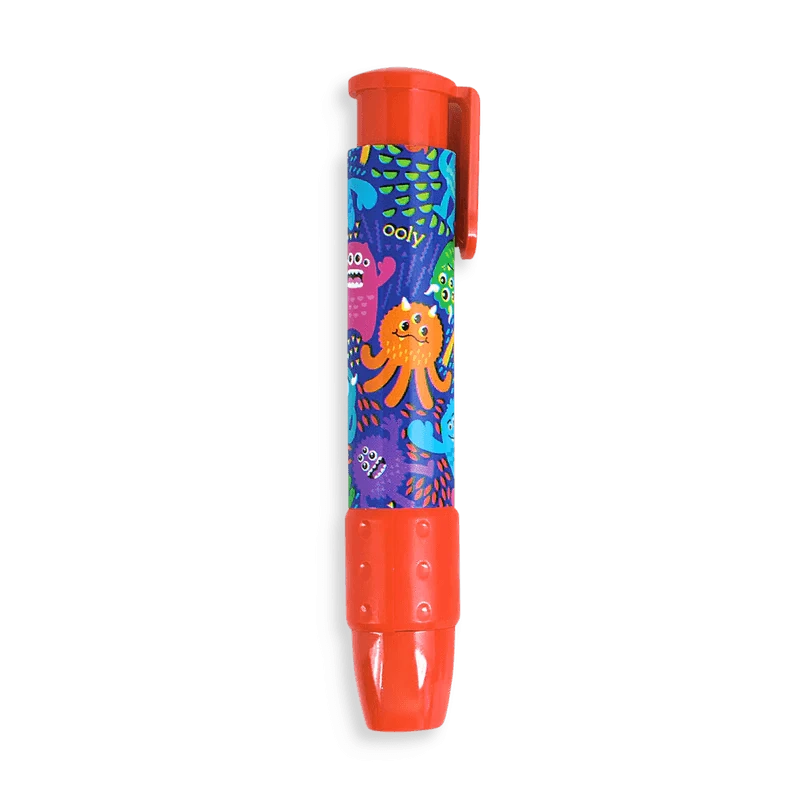 Rinse ClickIt Monster Erasers - handmade natural product - back label
