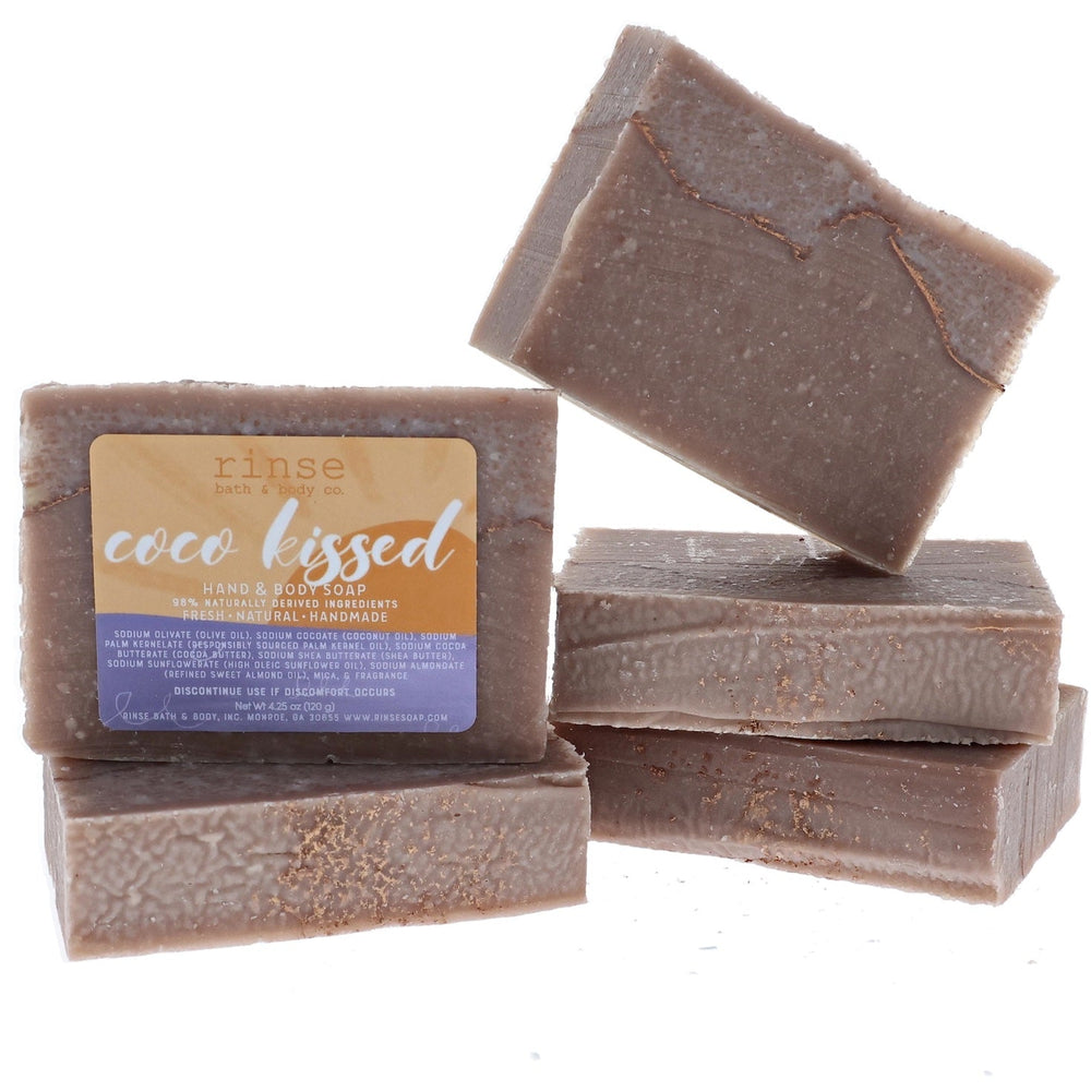 Natural handmade natural bar soap | Coco Kiss | Rinse Bath & Body Co.
