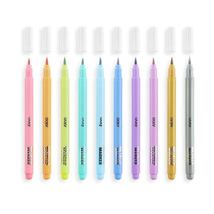 Color Lustre Metallic Brush Markers - Set of 10 - Accessories - alternate angle