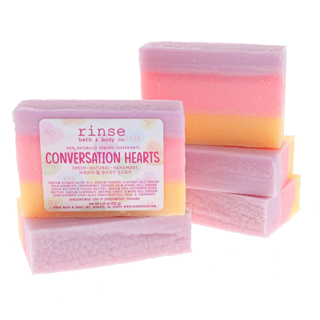 Conversation Hearts Soap - Rinse Bath & Body