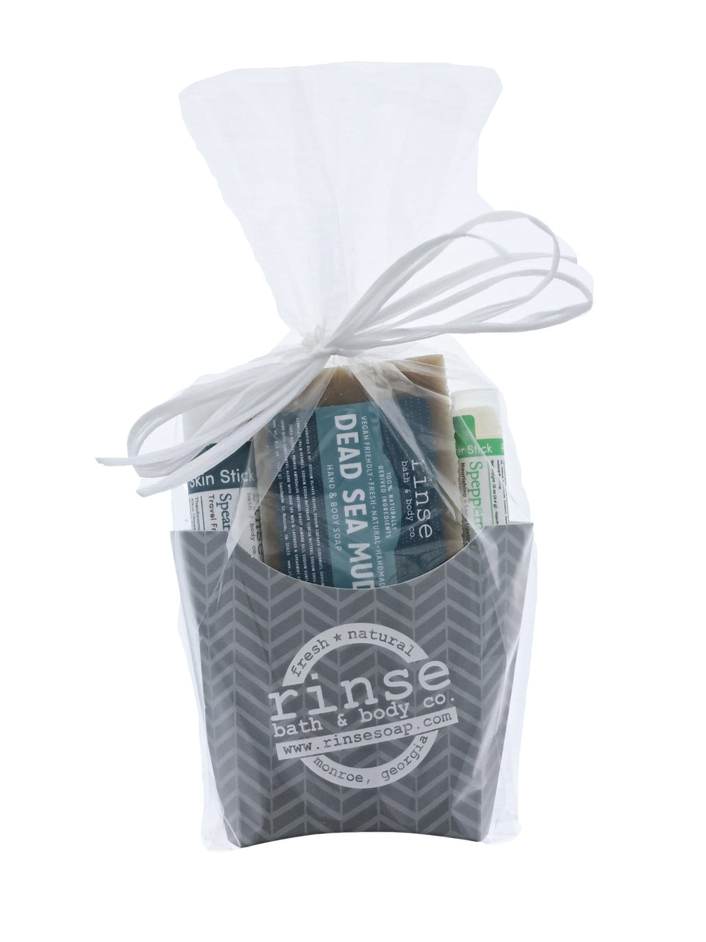 Rinse Dead Sea Mud natural bath and body gift set - curated gift collection
