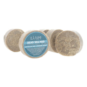 Rinse Dead Sea Mud Loofah handmade natural bar soap - moisturizing and gentle