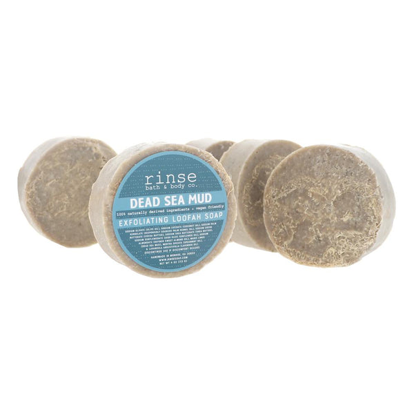 Dead Sea Mud Loofah Soap - Rinse Bath & Body