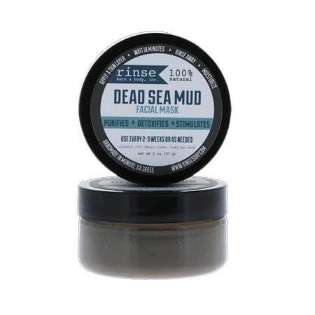 Dead Sea Mud 2 Oz natural face mask from Rinse - clay and botanical blend