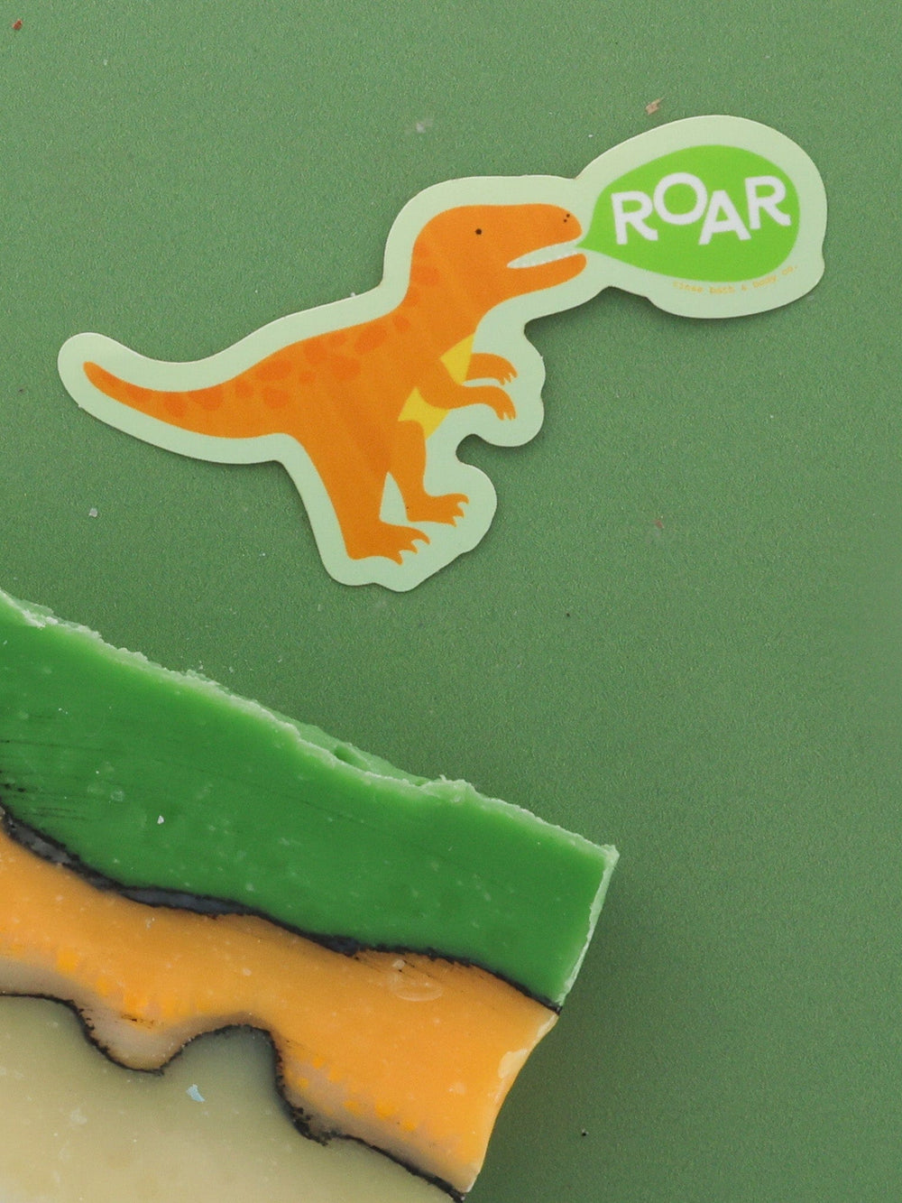 Dino Roar Sticker from Rinse - family-made since 2003 - detail view