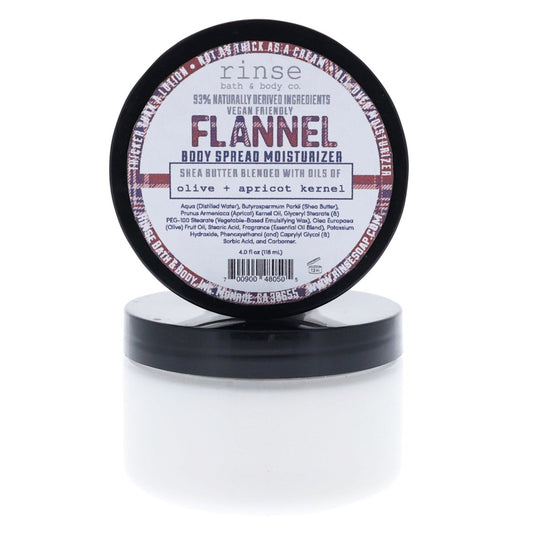 Rinse Flannel natural body lotion - deep hydration without grease