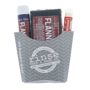 Flannel Fry Box Bundle from Rinse - ready to gift - alternate angle