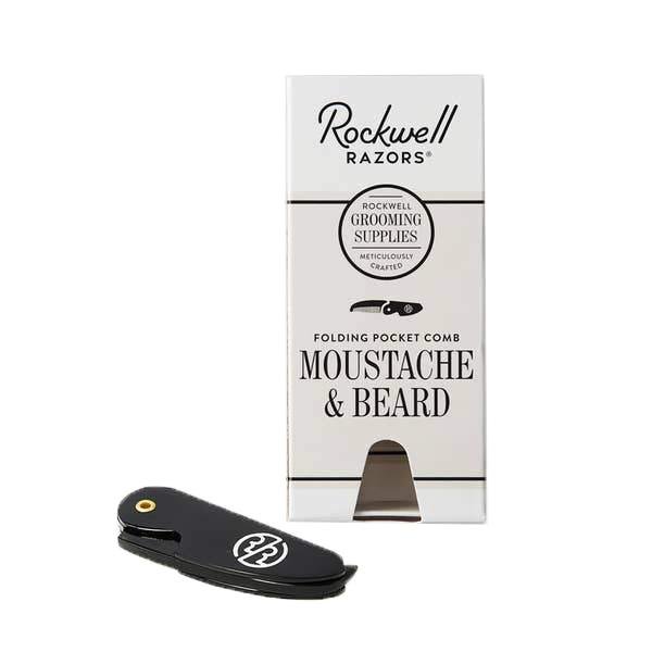 Folding Pocket Comb - Moustache & Beard - Rinse Bath & Body