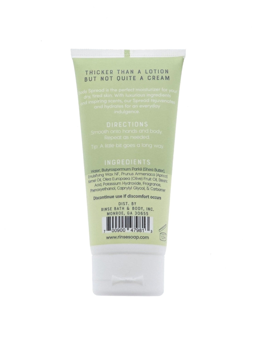 Handmade Fresh Fig natural body lotion tube - naturally derived - alternate angle