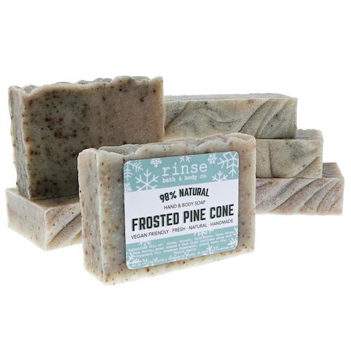 Frosted Pine Cone Soap - Rinse Bath & Body