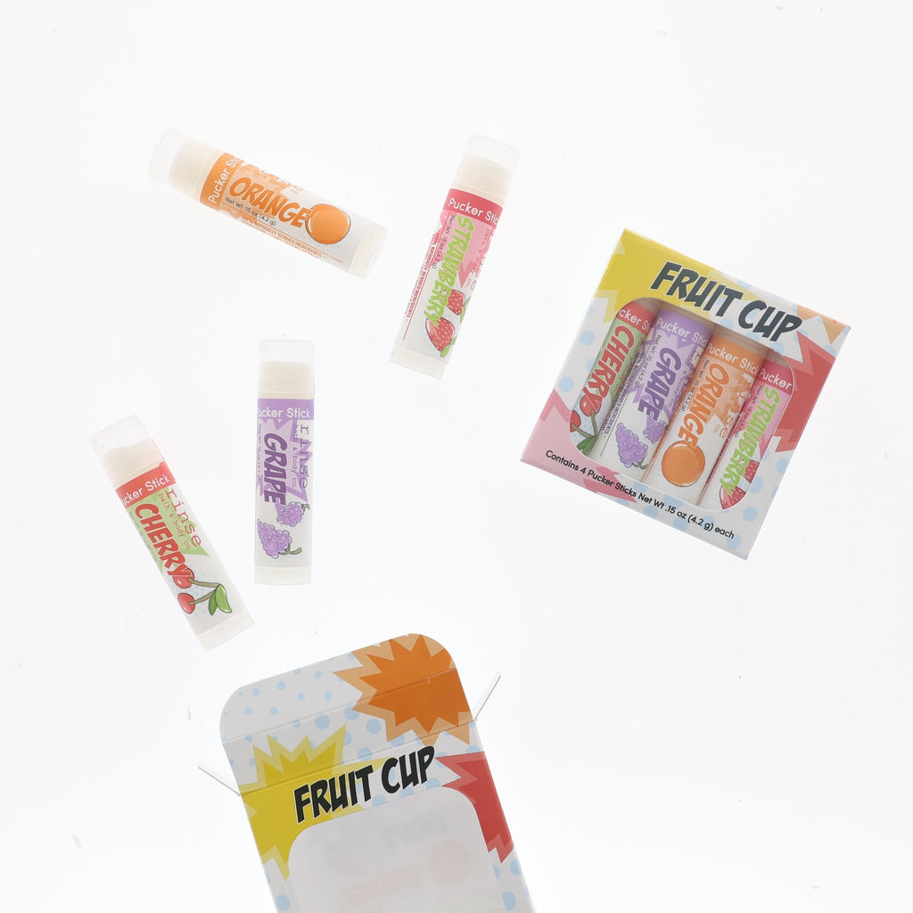 Fruit Cup Lip Balm Pack - Rinse Bath & Body