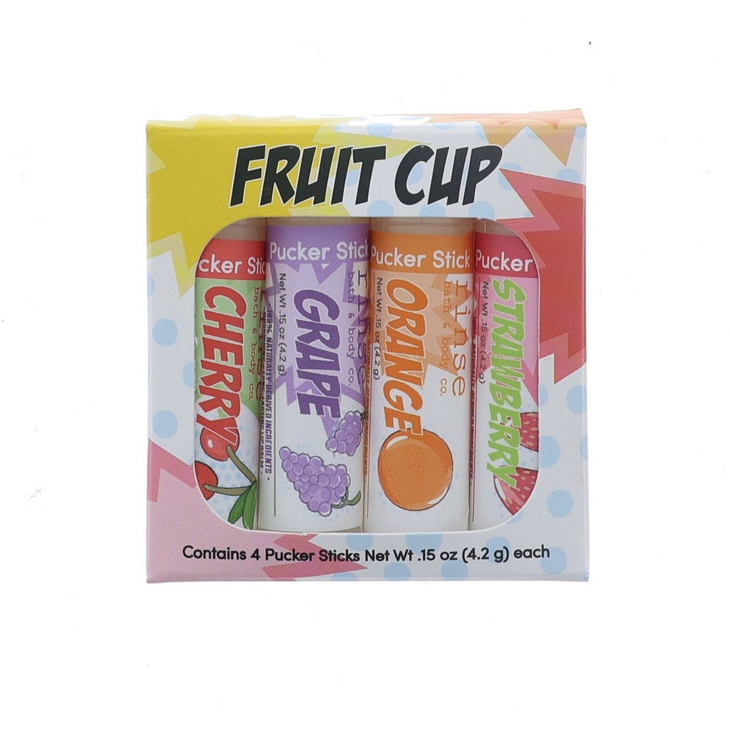 Fruit Cup Lip Balm Pack - Rinse Bath & Body