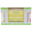 Ginger Lemongrass natural bath and body gift set from Rinse - ready to gift