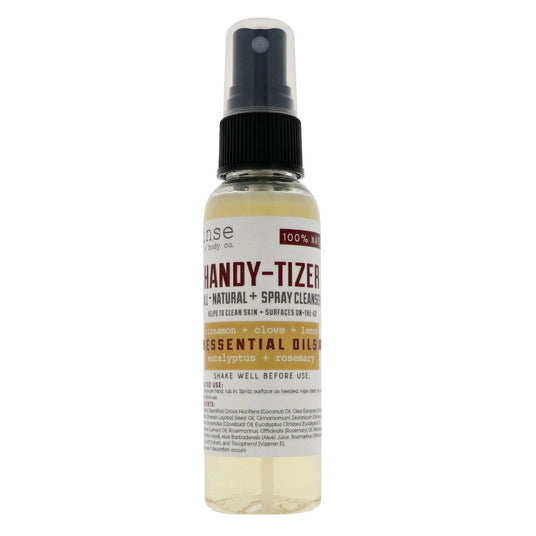 natural hand sanitizer in Thievery Handy Tizer by Rinse Bath & Body